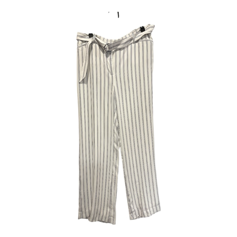 White House Black Market Striped Wide Leg Pants. Size 12